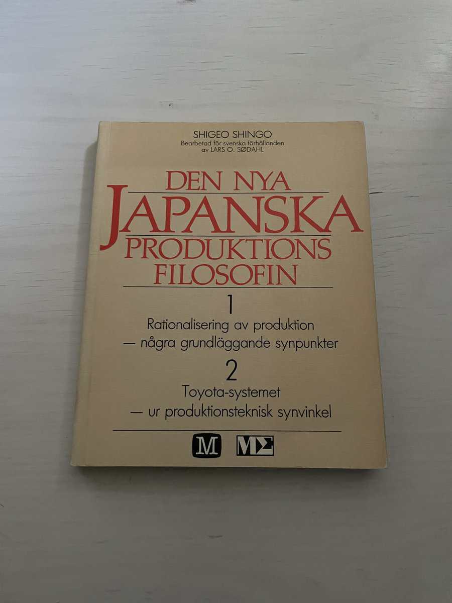 Shigeo Shingo : Den nya japanska produktionsfilosofin