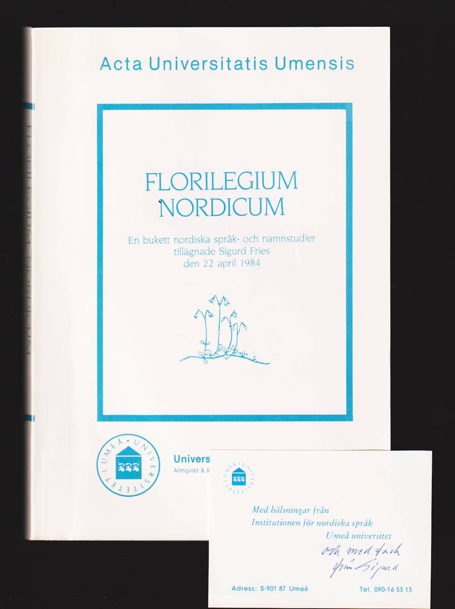 Sigurd Fries : Florilegium Nordicum