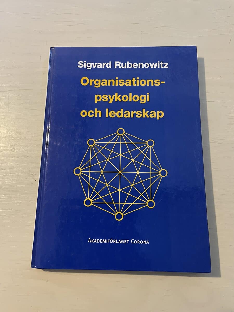 Sigvard Rubenowitz : Organisationspsykologi och ledarskap