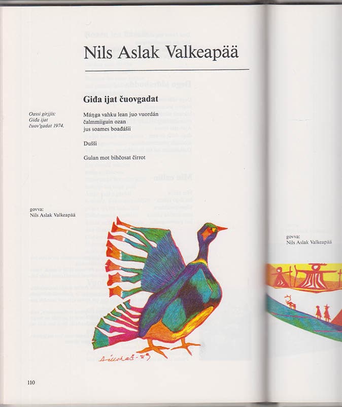 Simma, Lars H:son ; Solbakk, Aage ; Utsi, Jon Ola ; Näkkäläjärvi, Elli Sivi [red.] : uotnamat. Sámi ántologia 1673-1980