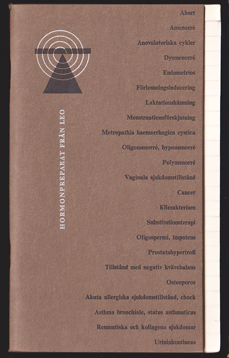 Sjögren, Björn med flera : Bilaga till Om hormoner och hormonterapi. Hormonpreparat från Leo