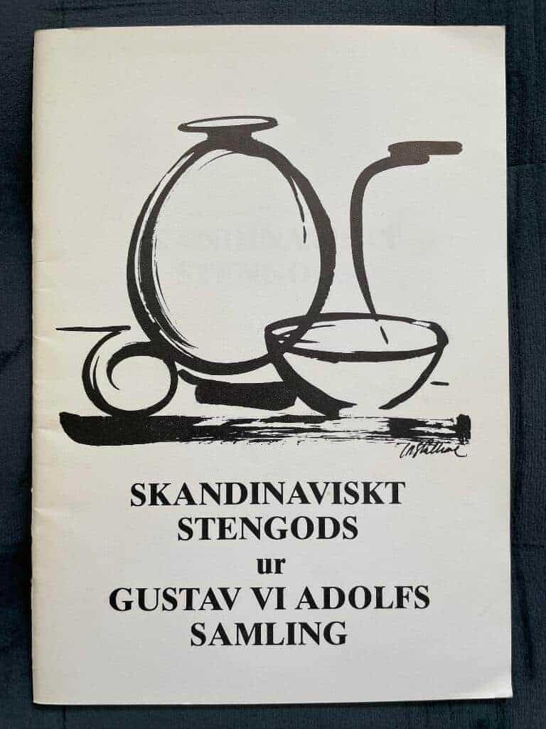 Skandinaviskt stengods ur Gustav VI Adolfs samling