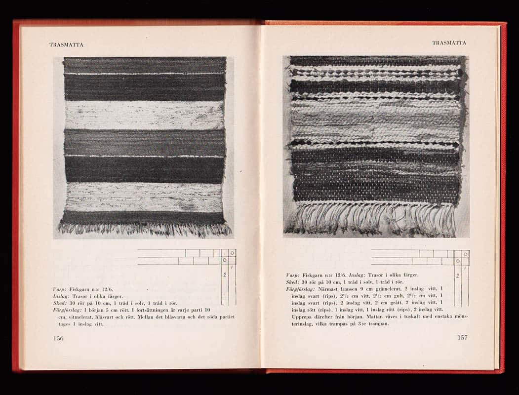Skeri-Mattsson, Anna (1897-1993) ; Osvald, Ingrid (Osvald-Jacobsson, Ingrid 1896-1987) : I vävstolen. Handbok i vävning. Del II