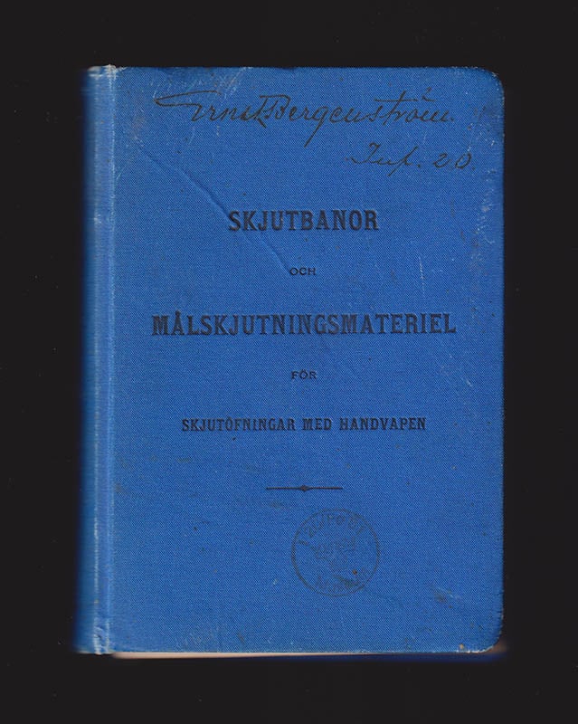 Skjutbanor och målskjutningsmateriel för skjutöfningar med handvapen