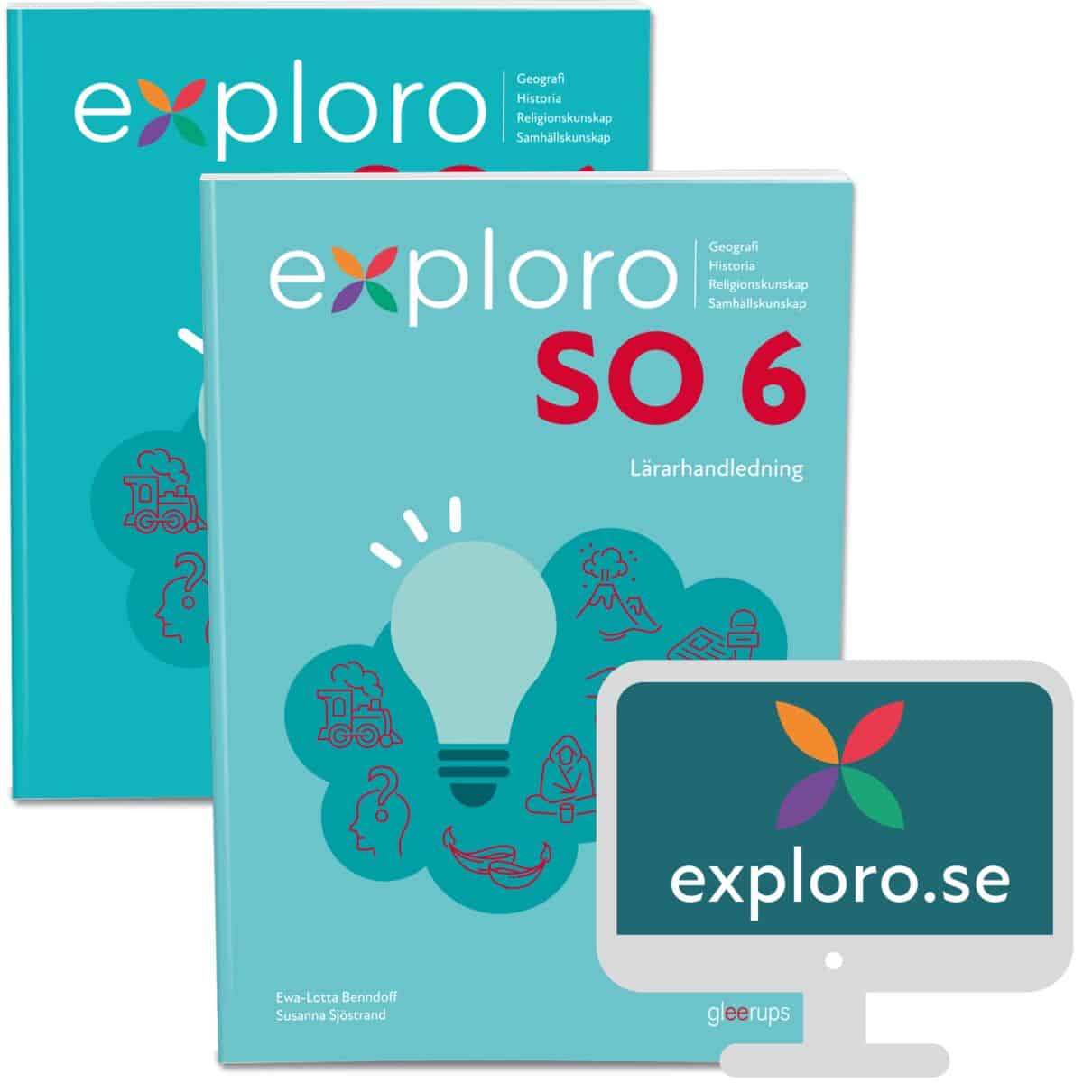 Skoglund, Svante ; Benndoff, Ewa-Lotta ; Sjöstrand, Susanna : Exploro SO åk 6, lärarpaket, inkl exploro.se, lärarlic, 12 m