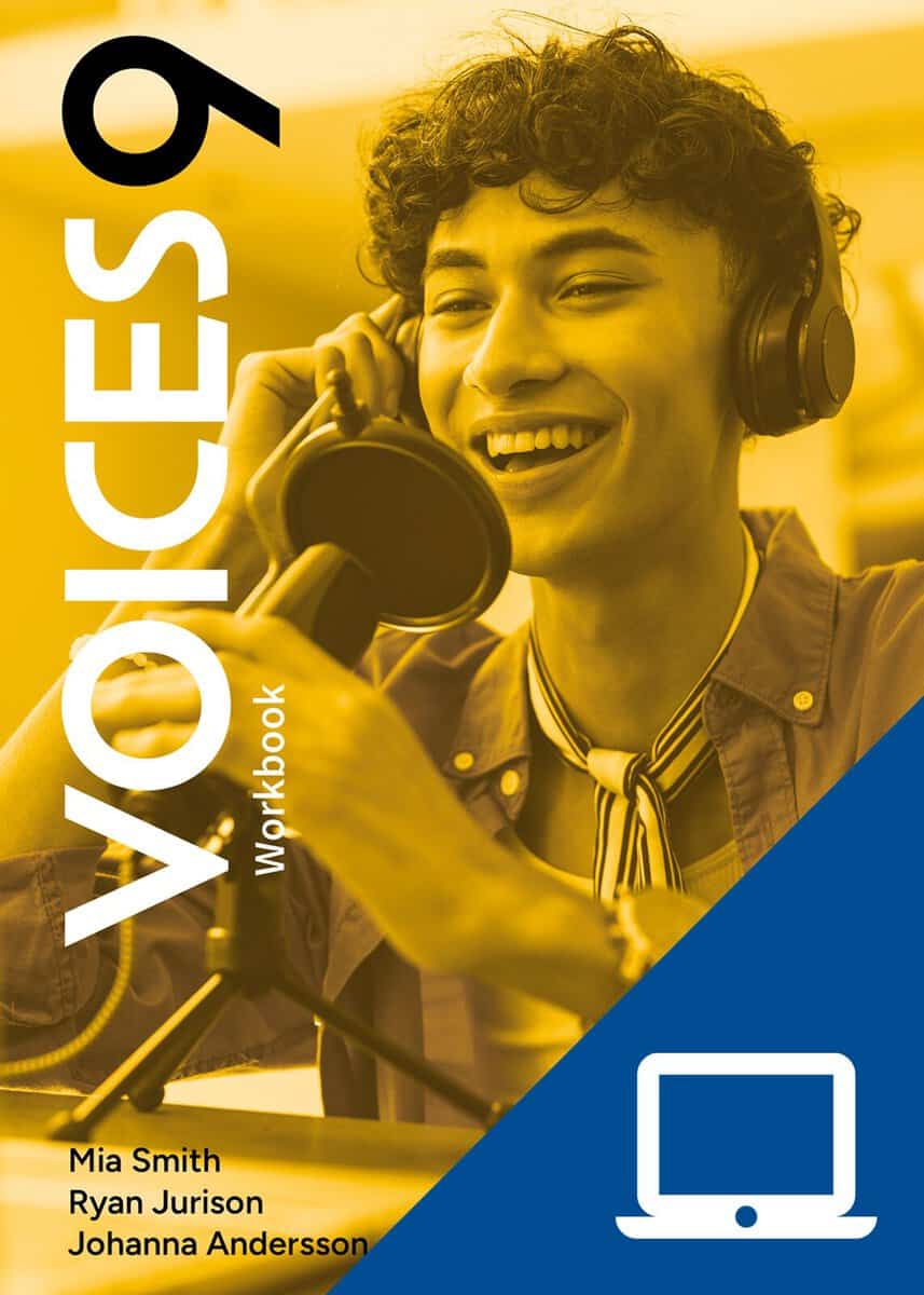 Smith, Mia ; Jurison, Ryan ; Andersson, Johanna : Voices 9 Workbook+Digital elevträning