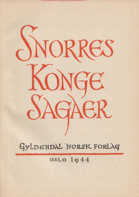 Snorre Sturlàson : Snorres Kongesagaer