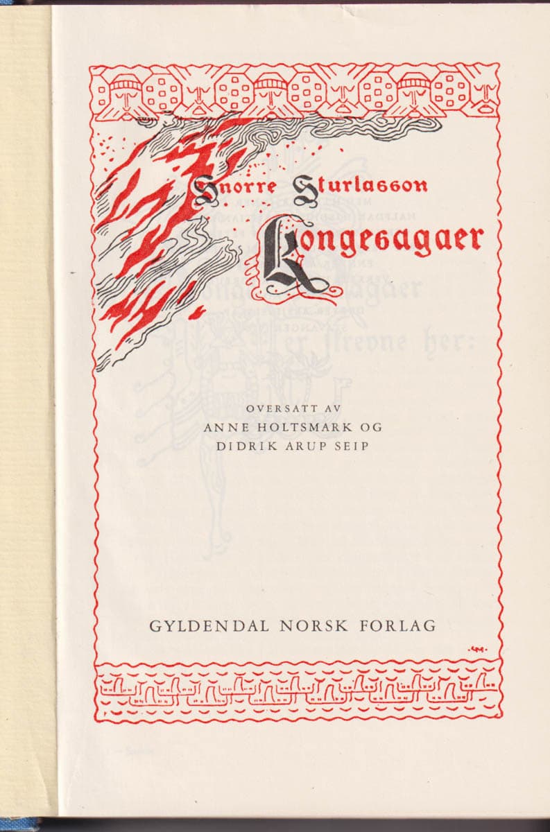 Snorre Sturlasson : Kongesagaer