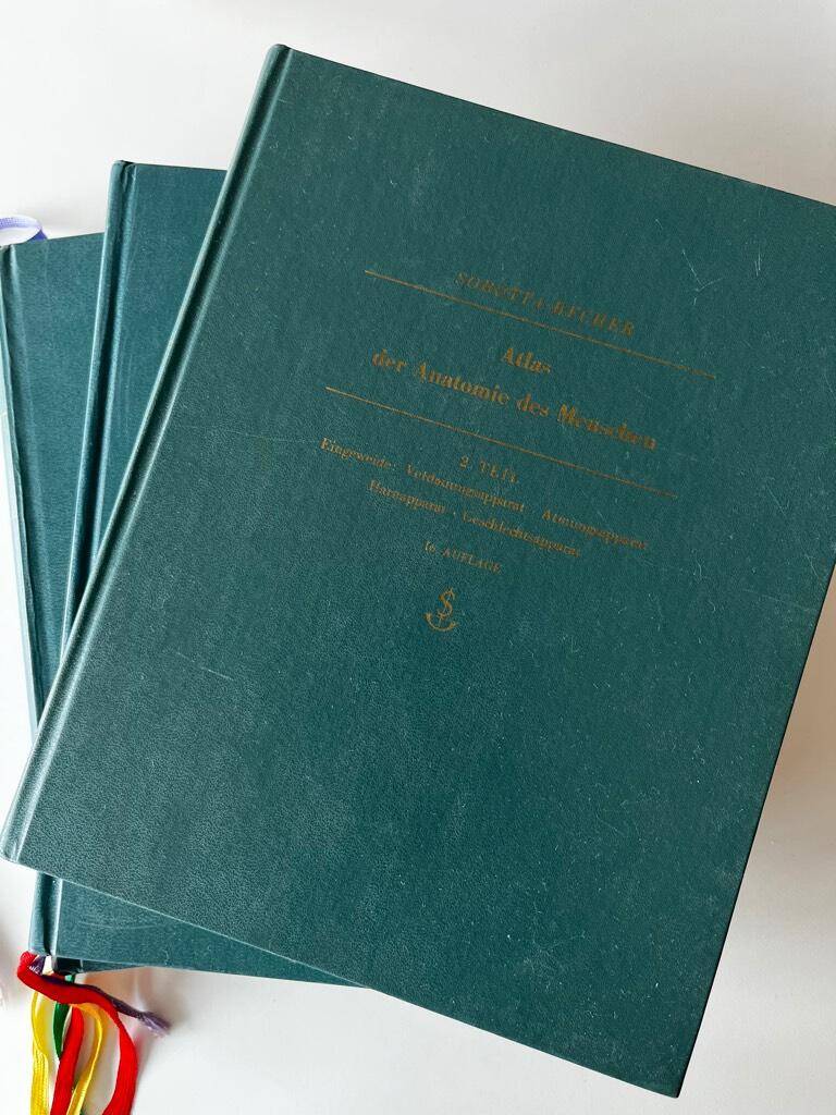 Sobotta- Becher : Atlas der anatomie des Menschen I-III