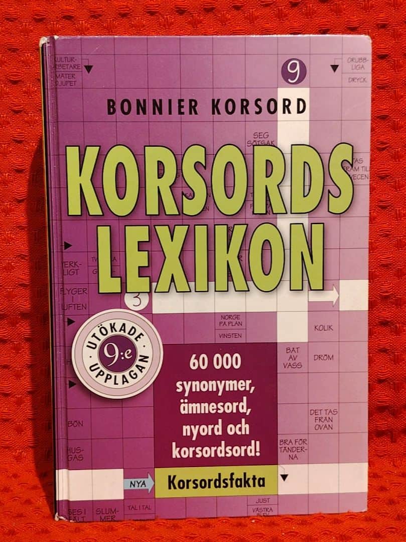 Sohlén, Carina, 1962- : Bonnier Korsords korsordslexikon