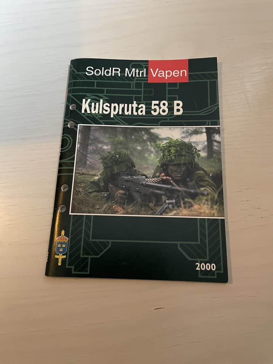SoldR Mtrl Vapen - Kulspruta 58B - 2000