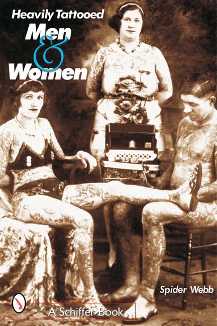 Spider Webb : Heavily tattooed men & women