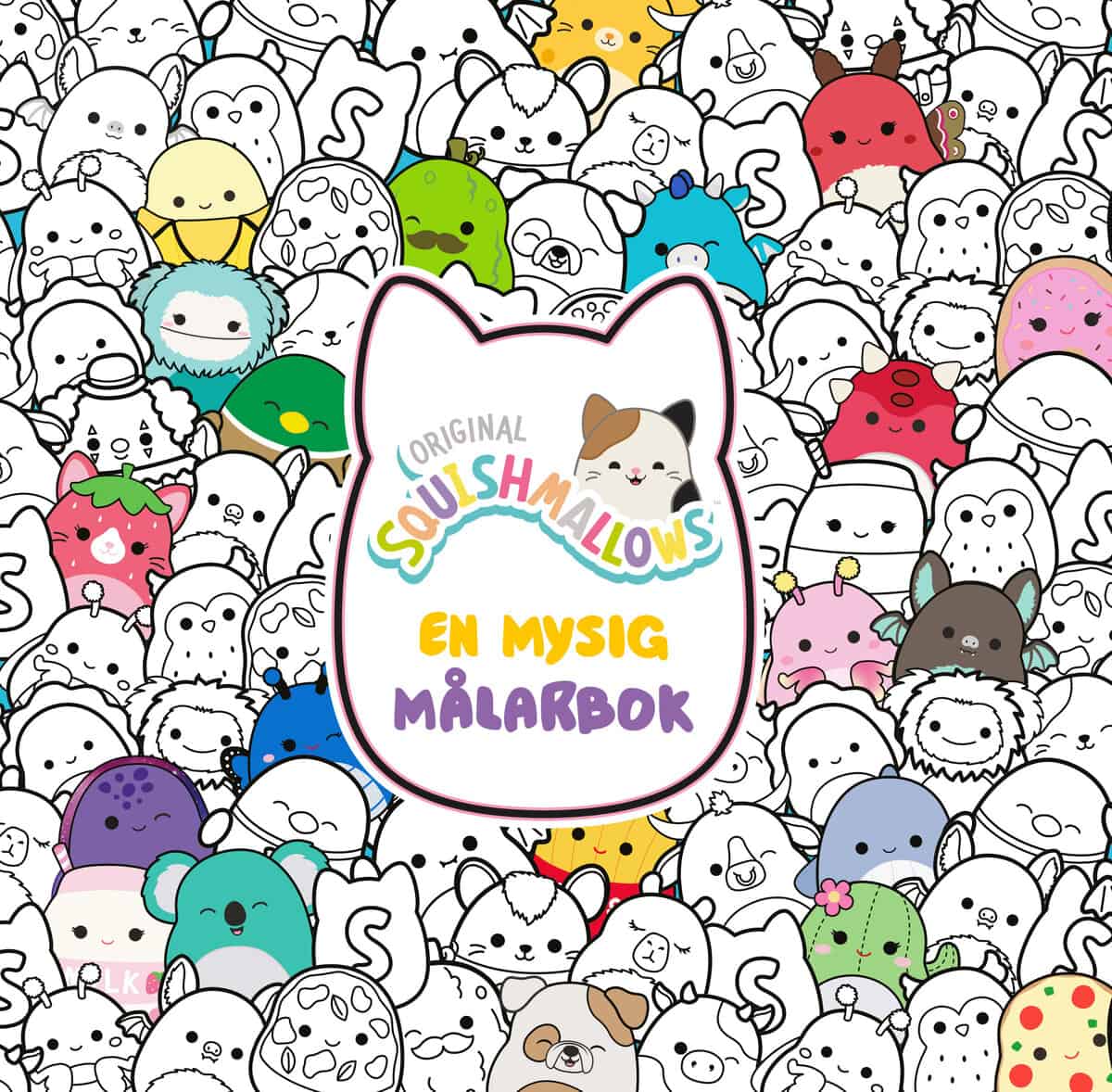 Squishmallows. En mysig målarbok
