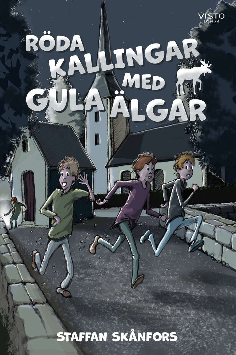 Staffan Skånfors : Röda kallingar med gula älgar