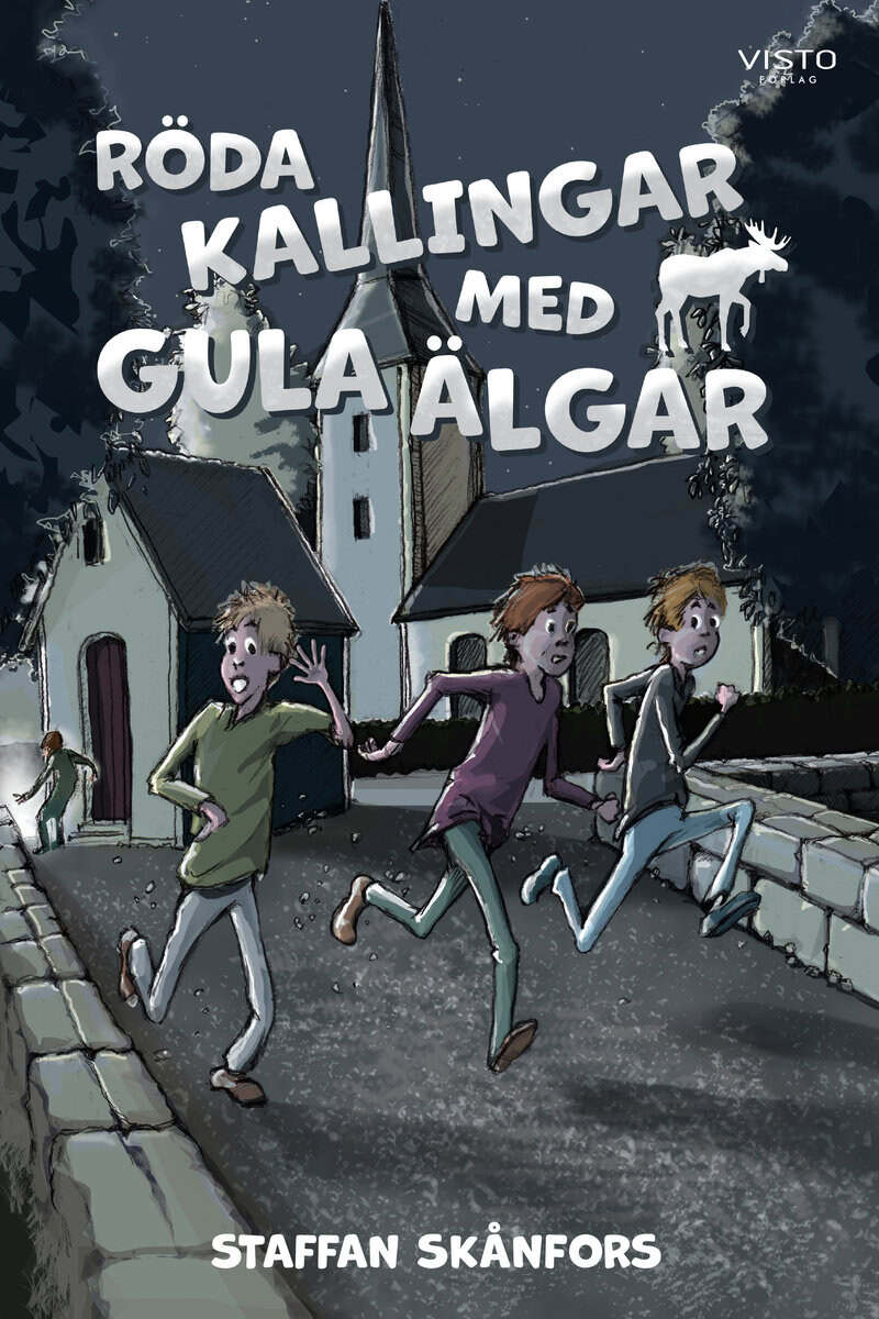Staffan Skånfors : Röda kallingar med gula älgar