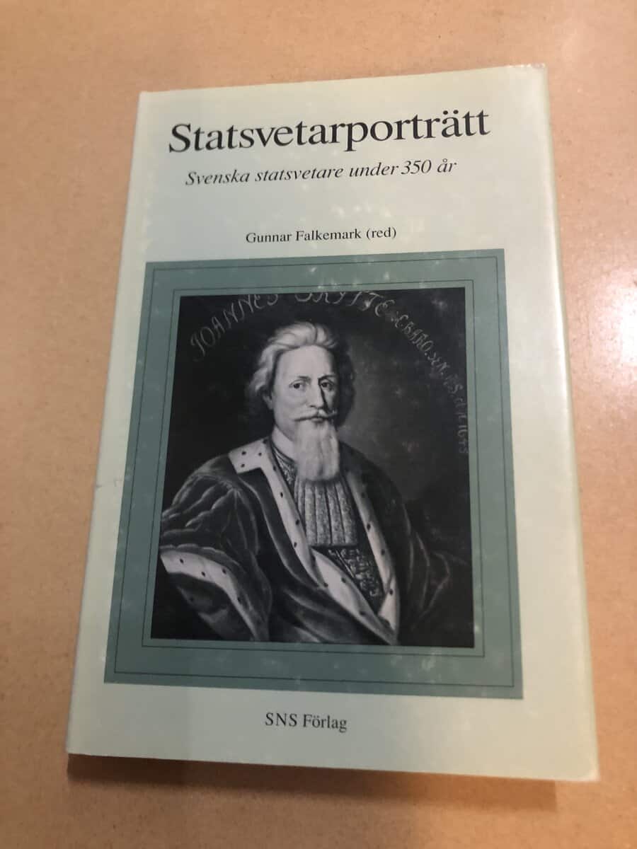 Statsvetarporträtt svenska statsvetare under 350 år