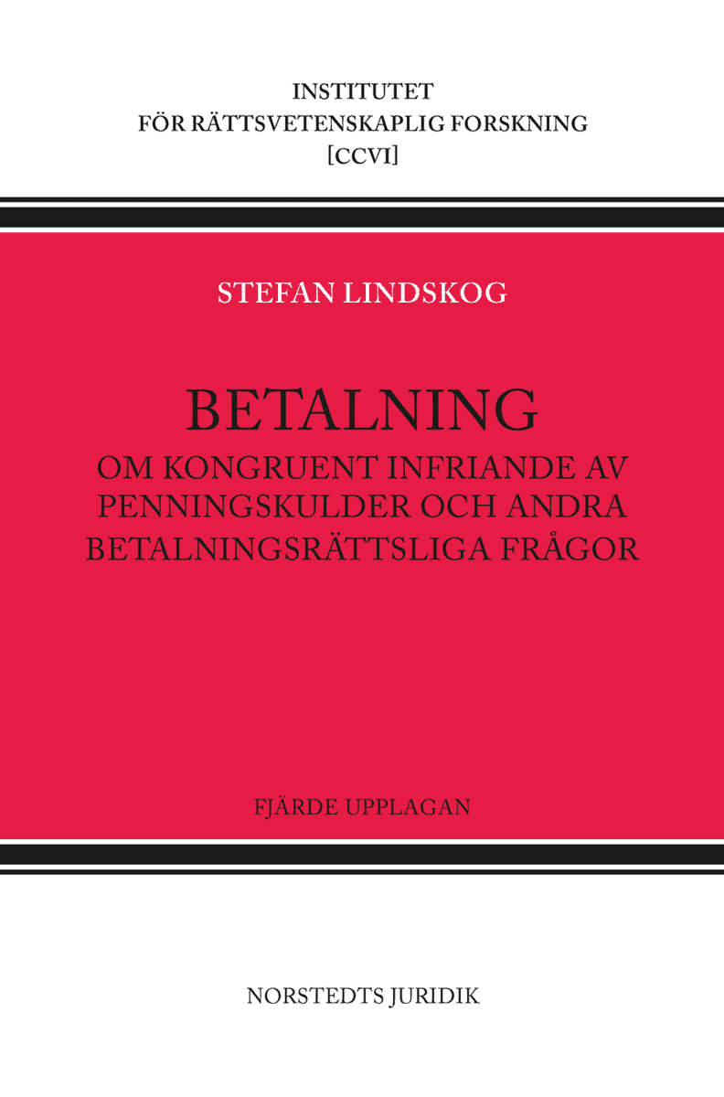 Stefan Lindskog : Betalning