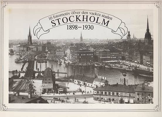 Sten Flygare : 10 fotomotiv öfver den vackra staden Stockholm