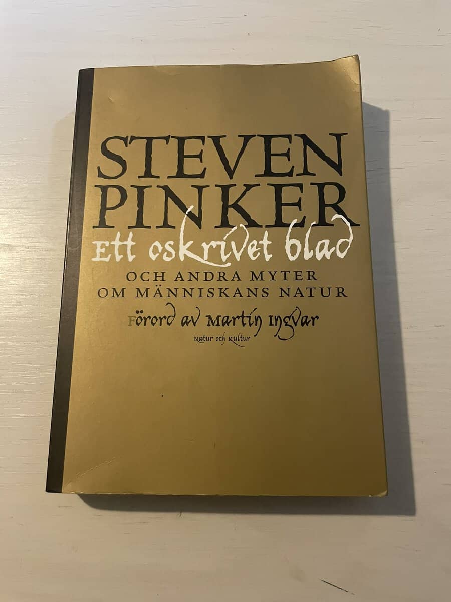 Steven Pinker : Ett oskrivet blad