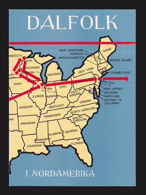 Stig Björklund : Dalfolk i Nordamerika. Anteckningar från en rundresa till emigranter från Siljansbygden hösten 1967 efter Anders Olsson och Per Holger Eriksson sammanställda och utgivna av Stig Björklund