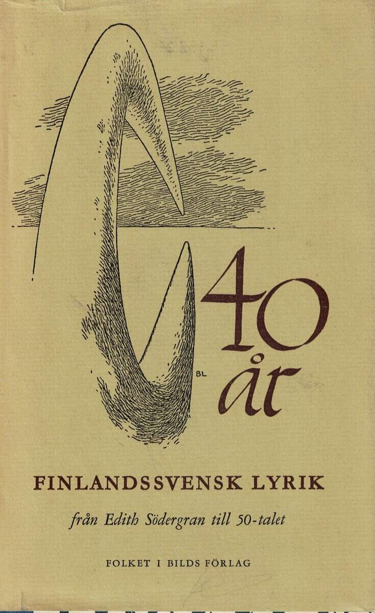 Stig Carlson : 40 år Finlandssvensk lyrik från Edith Södergran till 50-talet