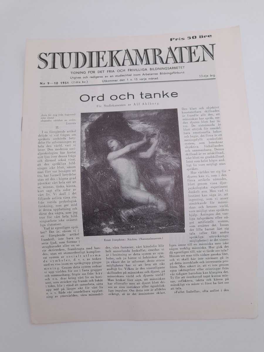Studiekamraten : 1951/9-10