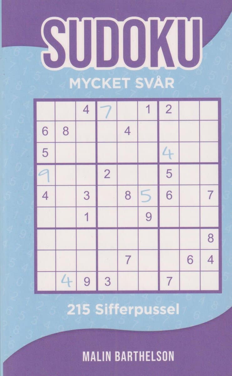 Sudoku Mycket svår