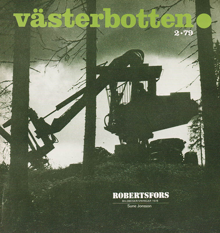 Sune Jonsson : Robertsfors Bildbeskrivning 1978