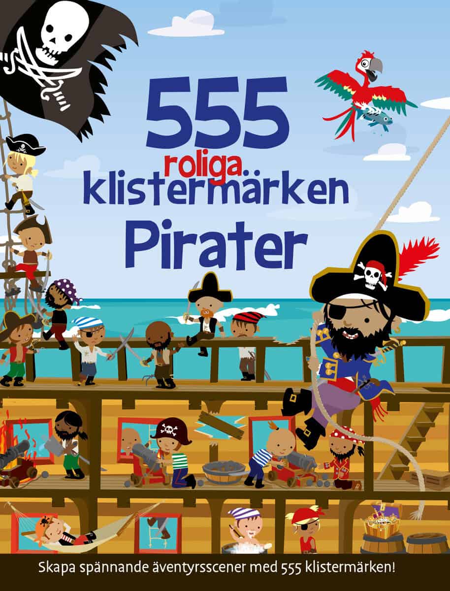 Susan Mayes : 555 roliga klistermärken. Pirater