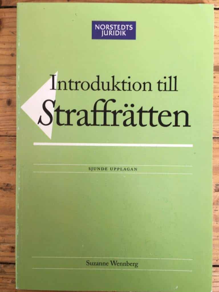 Suzanne Wennberg : Introduktion till straffrätten