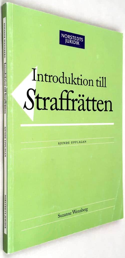 Suzanne Wennberg : Introduktion till straffrätten