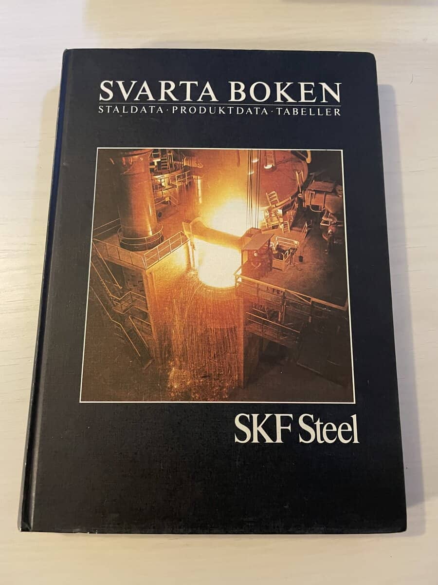 Svarta boken - Ståldata - produktdata - tabeller