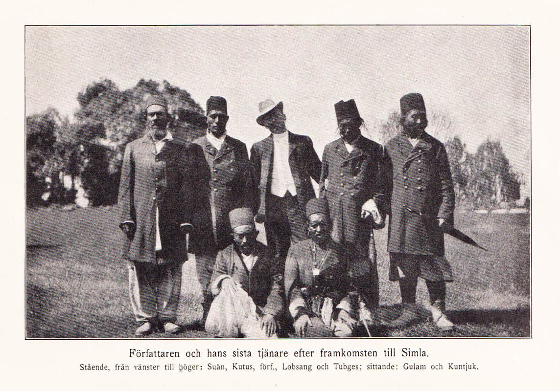 Sven Hedin : Scoutliv i Tibet. Med 66 bilder och 1 karta