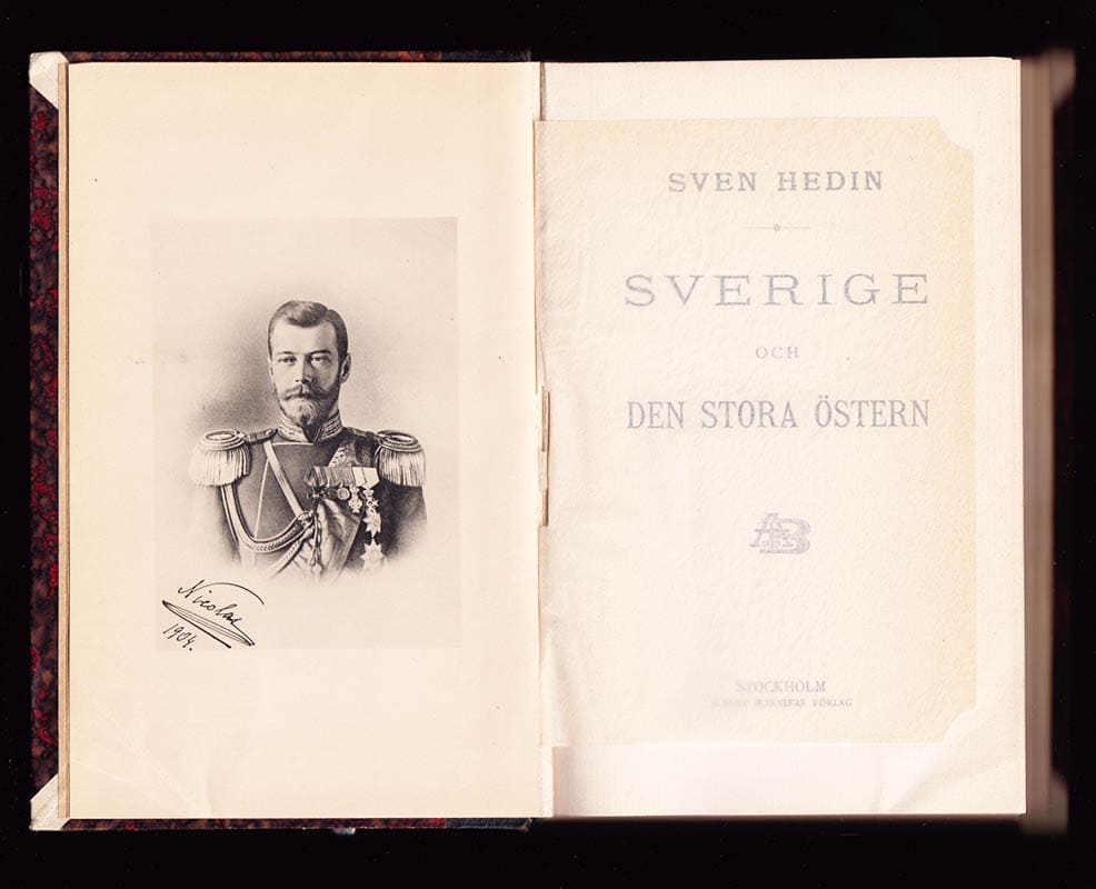 Sven Hedin : Sverige och den stora östern