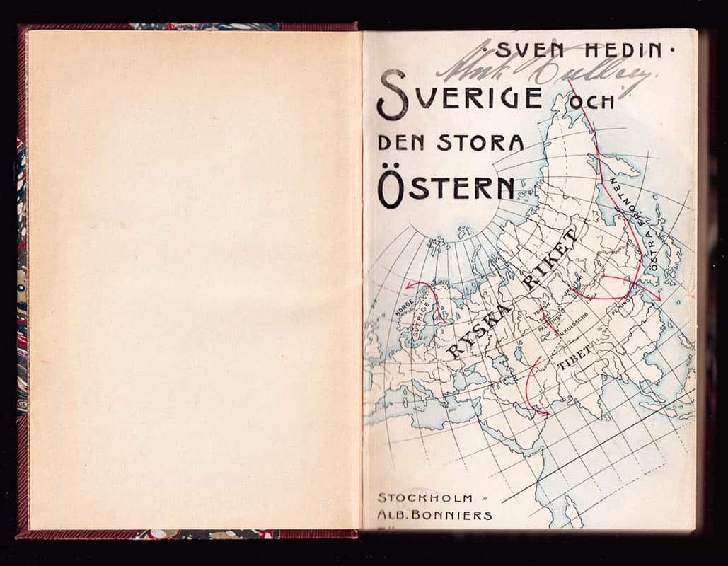 Sven Hedin : Sverige och den stora östern