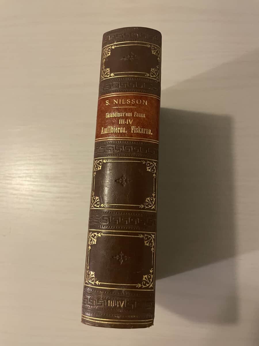 Sven Nilsson : Skandinavisk Fauna III-IV - Amfibierna - Fiskarna - Tredje delen och Fjärde delen - Samlingsvolym