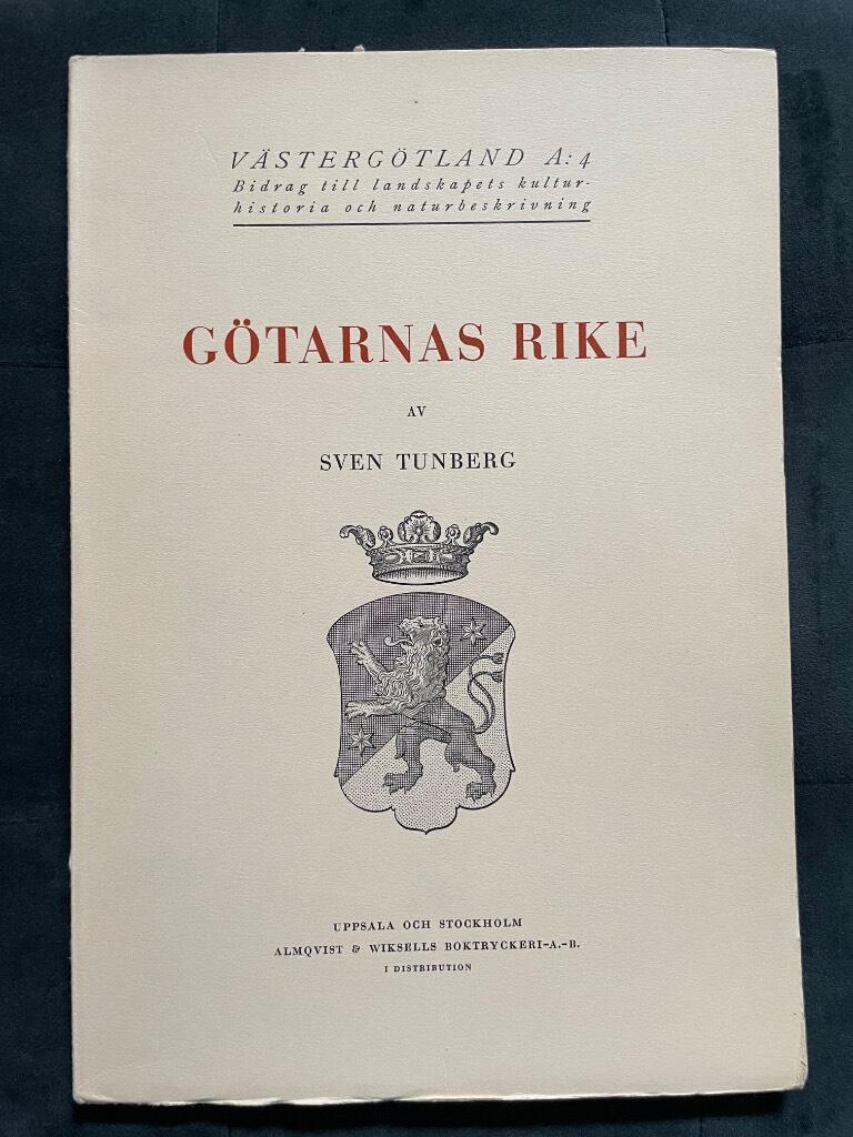 Sven Tunberg : Götarnas rike