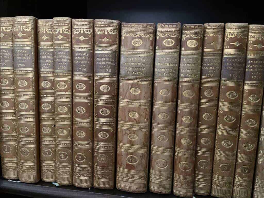 Svenska Akademiens Handlingar Ifrån 1796. Del 1-62 [obruten svit]