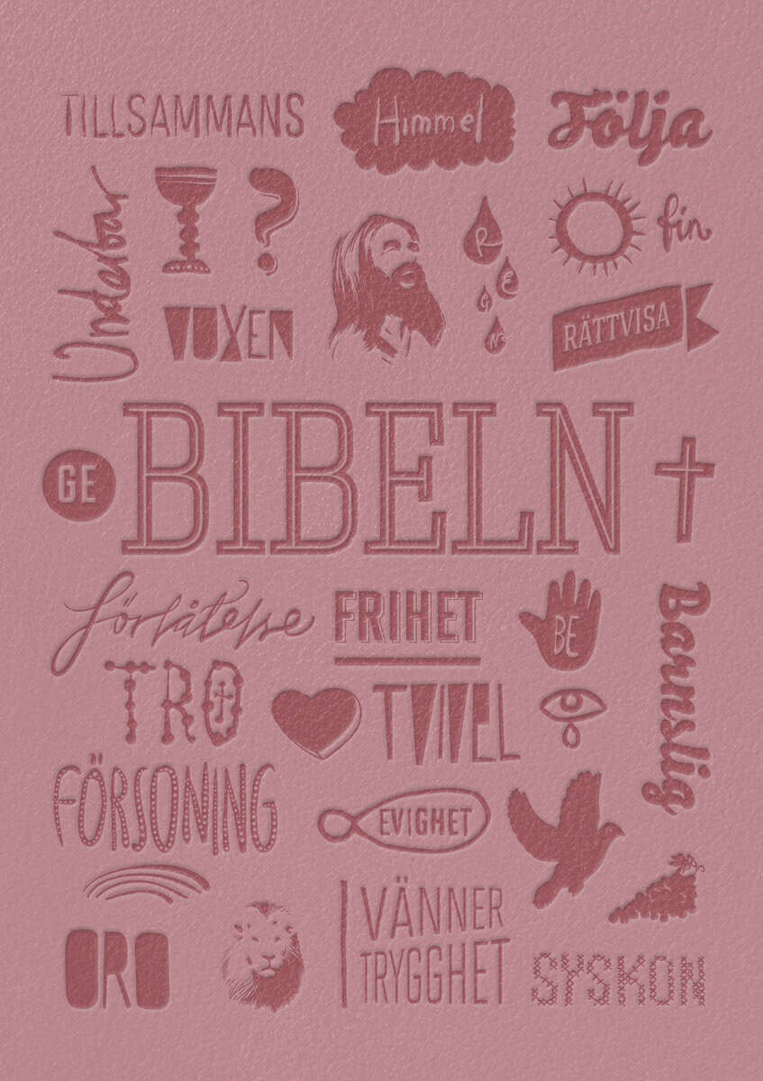 Svenska Folkbibeln 2015 : Slimline Rosa Konfirmandbibeln