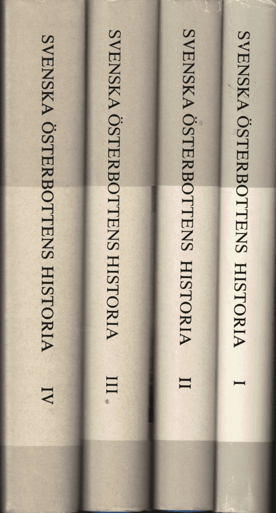 Svenska Österbottens historia I-IV (komplett)