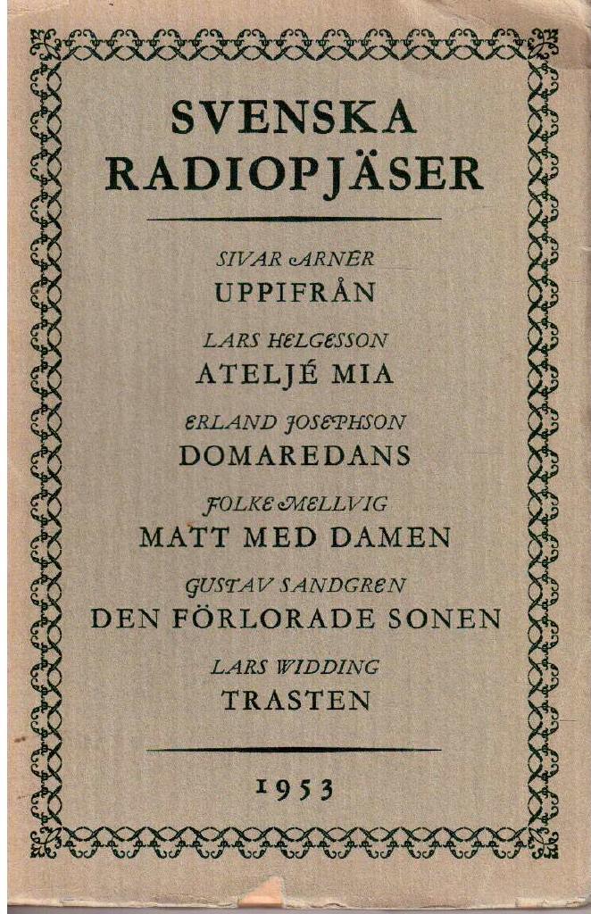 Svenska radiopjäser 1953