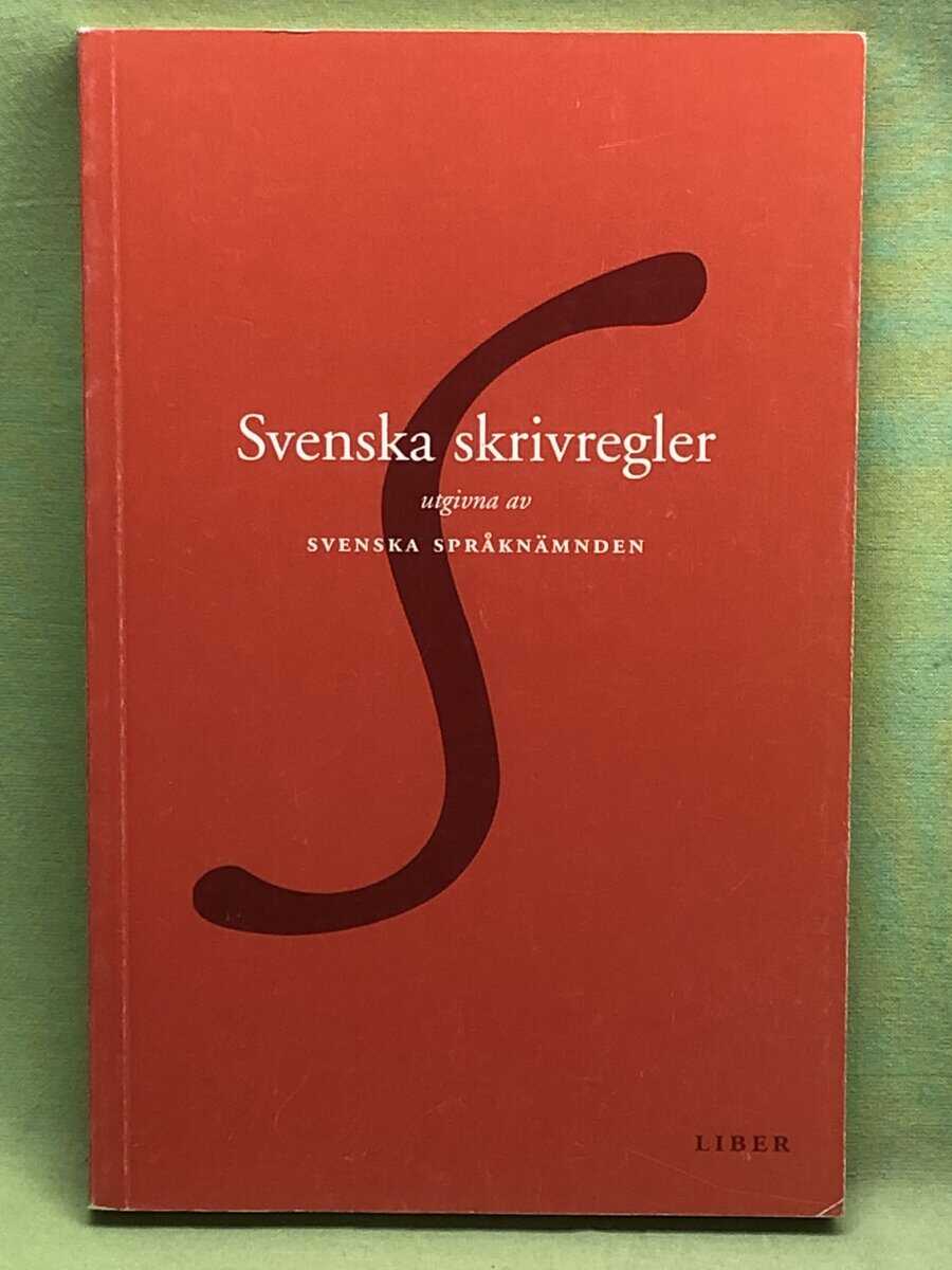 Svenska skrivregler