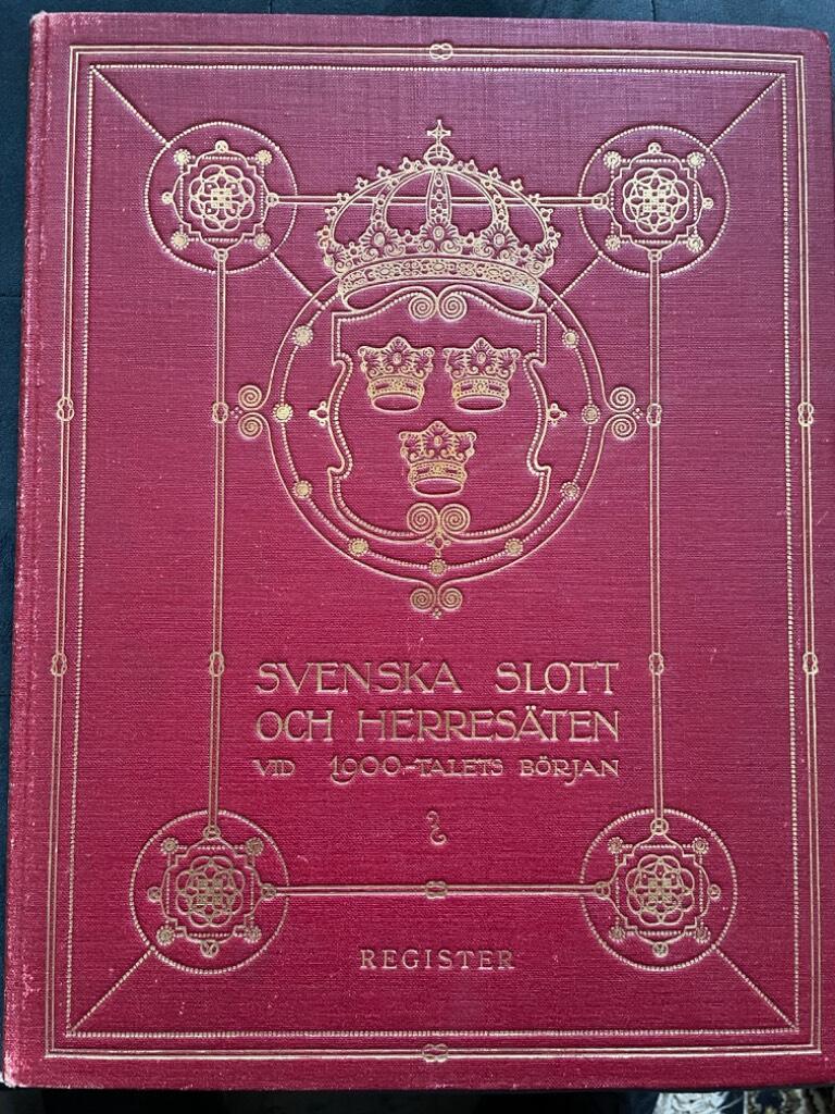 Svenska slott och herresäten vid 1900-talets början. Register