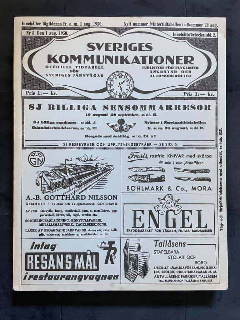 Sveriges kommunikationer 1950