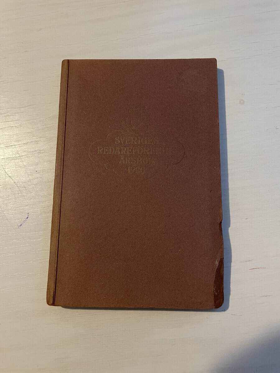Sveriges redareförening årsbok 1920