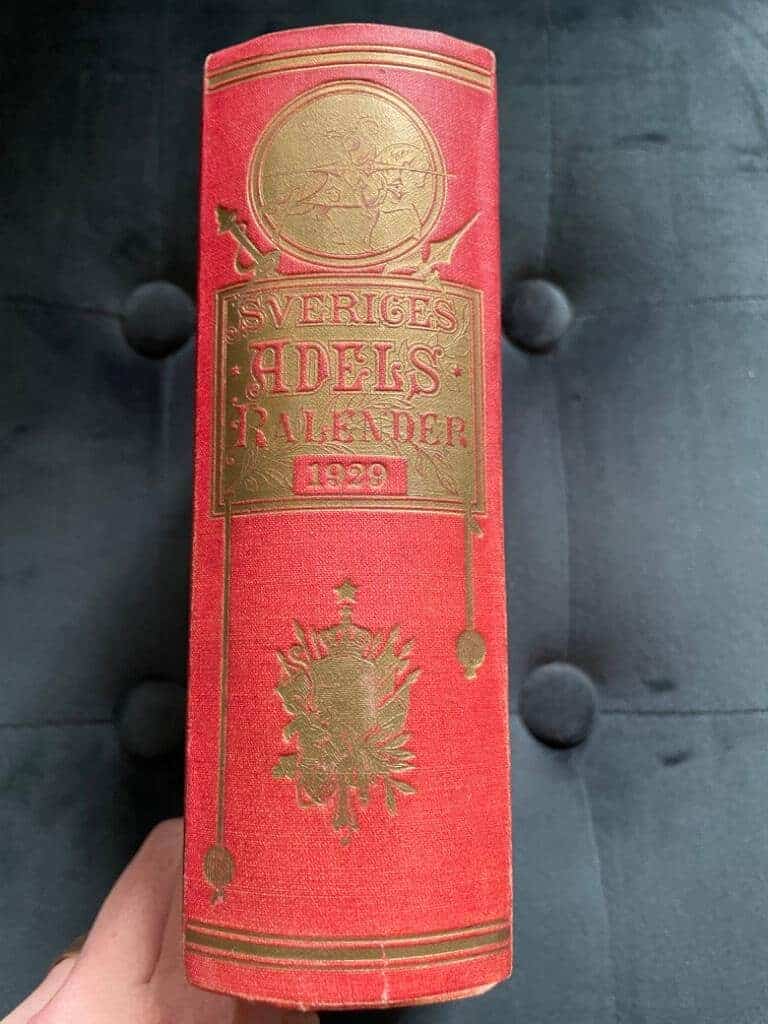 Sveriges ridderskaps och adels kalender [ Adelskalender ] 1929