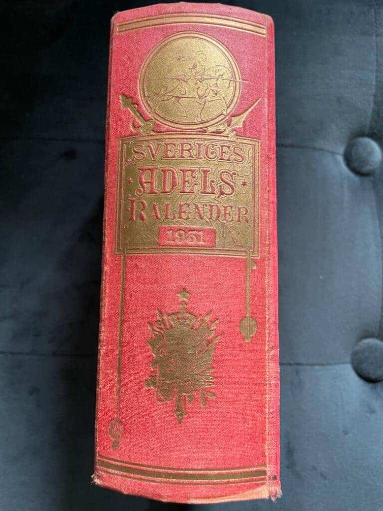 Sveriges ridderskaps och adels kalender [ Adelskalender ] 1931