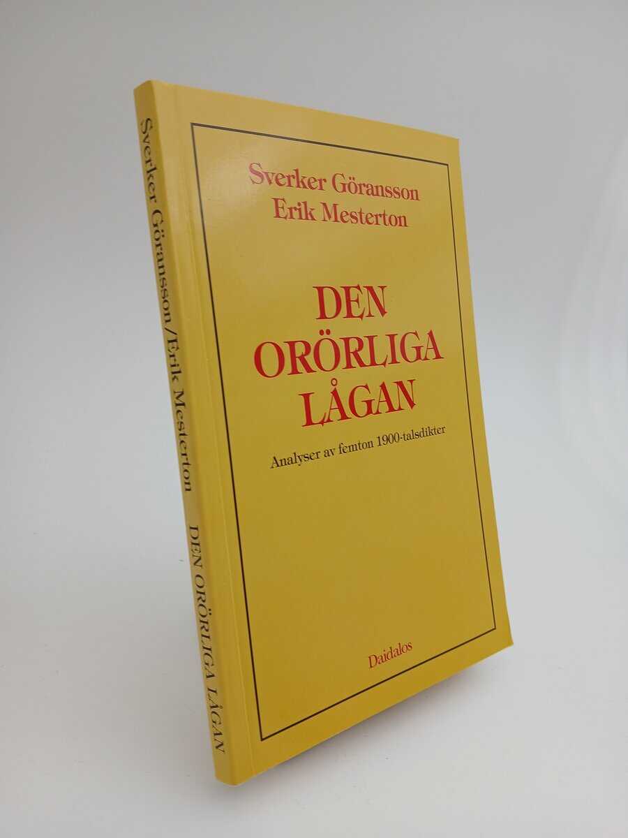 Sverker Göransson : Den orörliga lågan