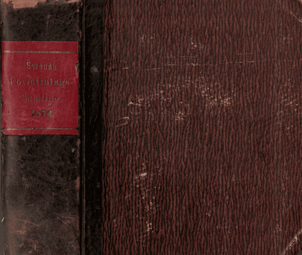 Swensk Författningssamling för 1874