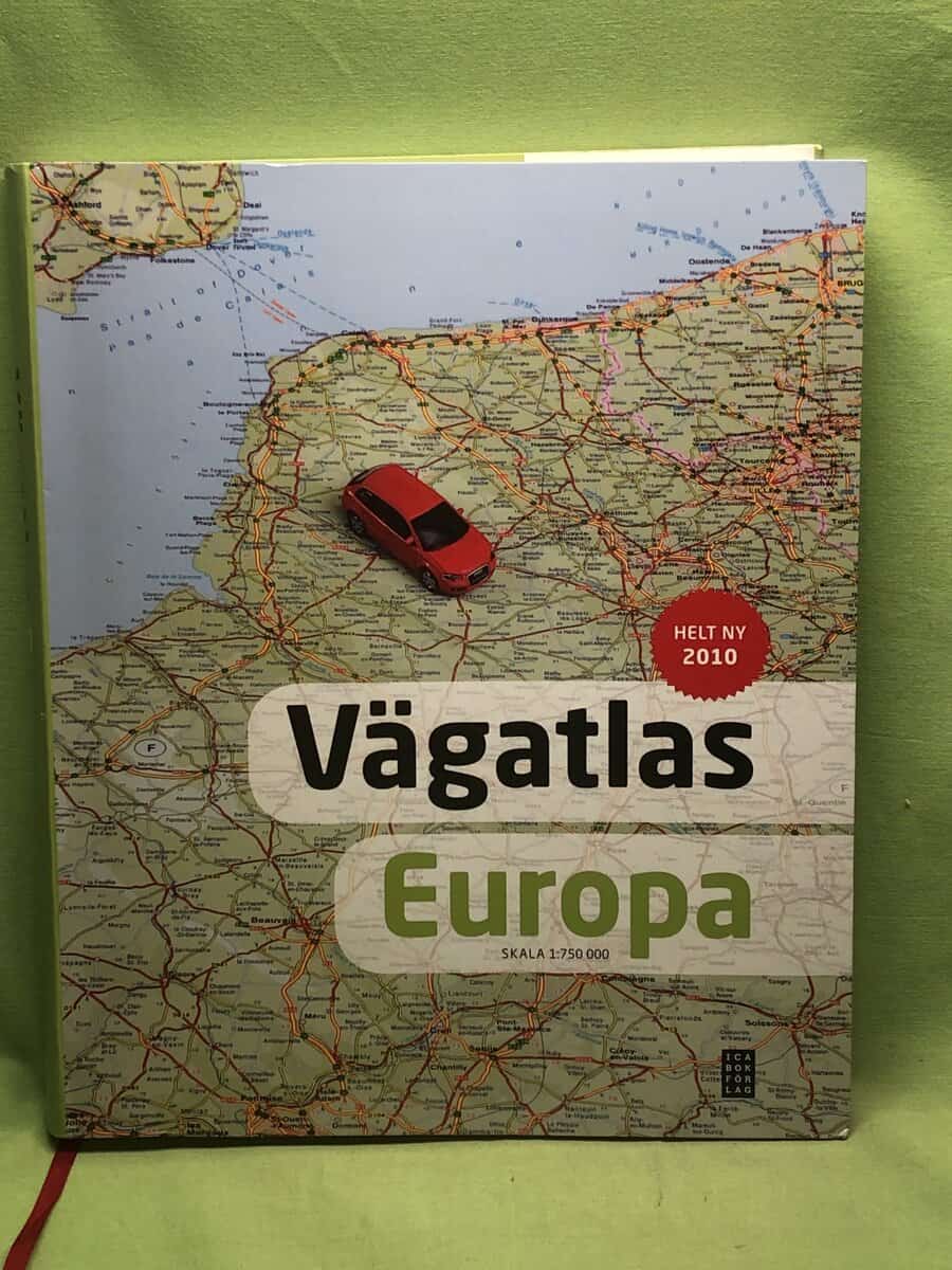 T-kartor Sweden : Vägatlas Europa [Kartografiskt material]